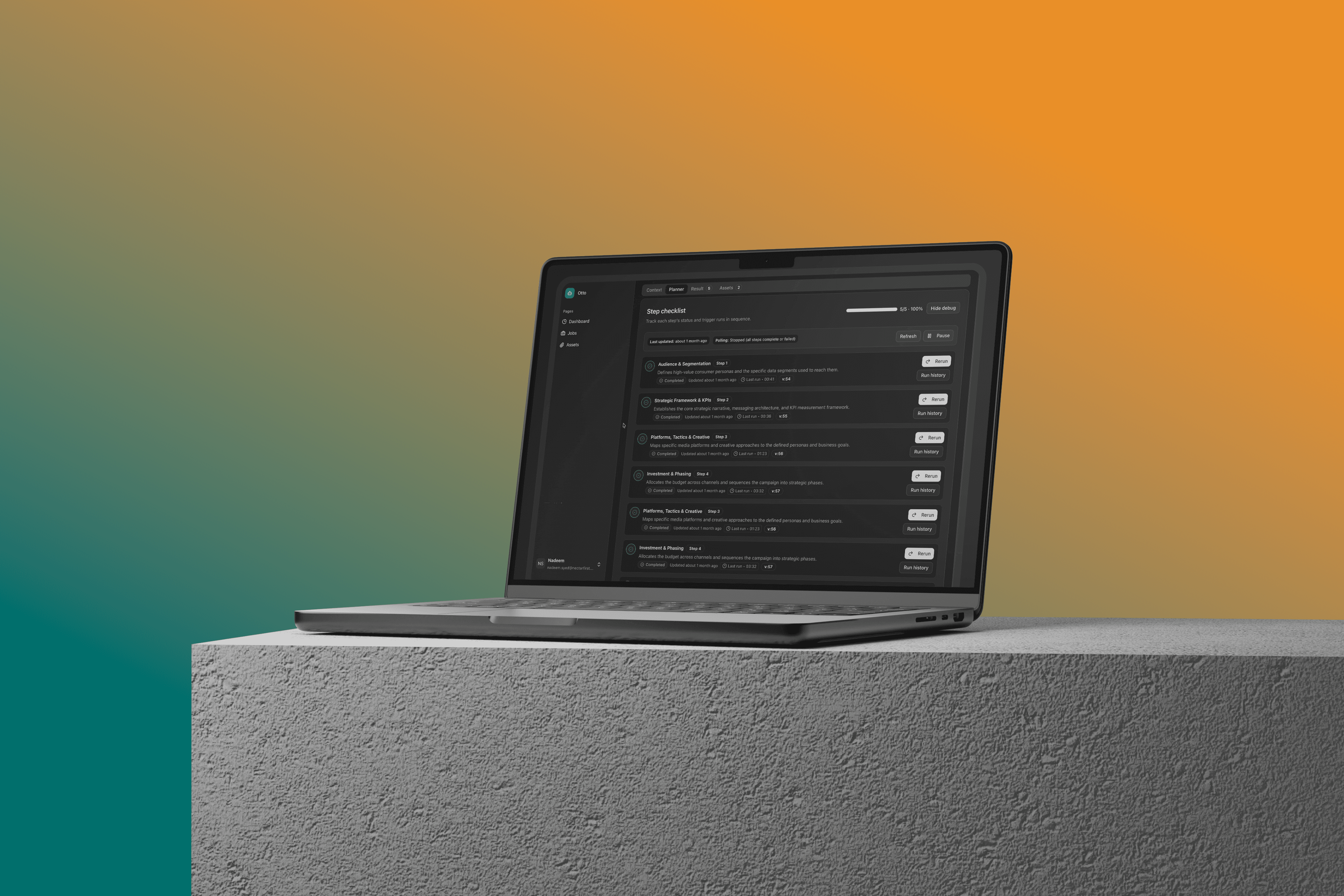 Otto dashboard